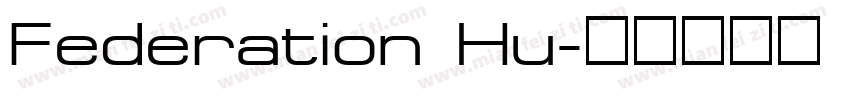 Federation Hu字体转换